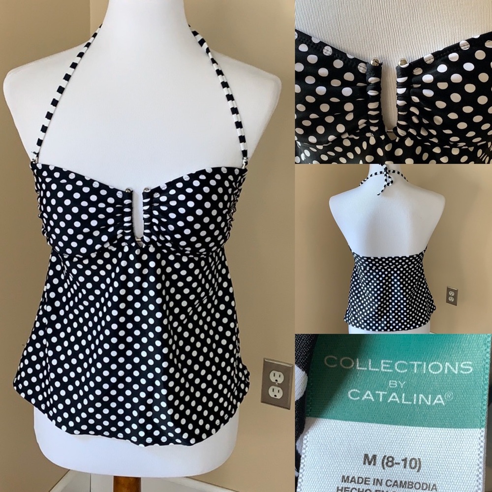 ❤️ SALE 5/$20! CATALINA polka dot tanking top.M